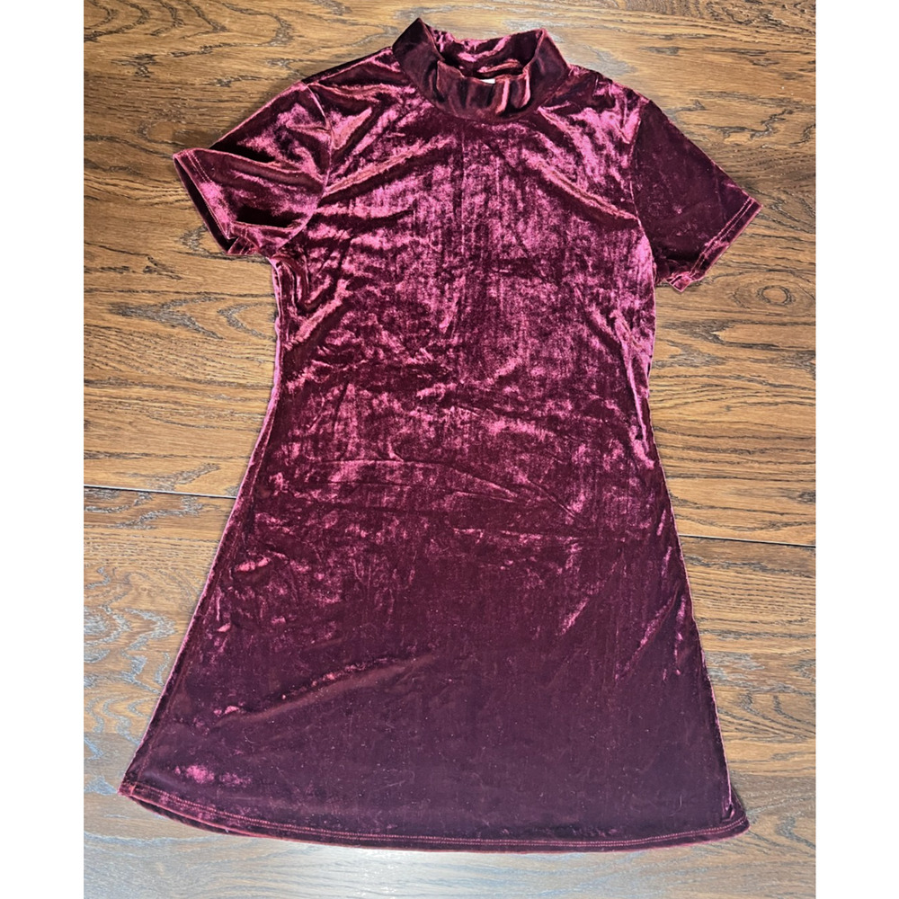 Velvet 90s Red Dress Girls 14 Large
